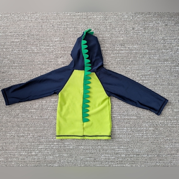 Little Dino-Saur Boys (Size 18 Months) Swim Set - Green and Blue - Picture 3 of 8